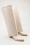 Women's Snap-On Boots Skin Color - 5
