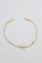 Glb-Stl41414 Stone Starfish Bracelet - Gold