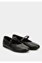 Brown Leather Women's Ballerinas - 2