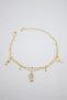 Glb-stl41414 stone fish bracelet - gold - 2