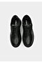 Black Leather Men's Shoes - 5