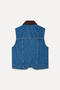 Women's Indigo Crop Jean Vest - 2
