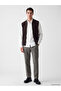 Seray New Season Brown Standard Fit Half Turtleneck Men's Knitwear Vest - 2