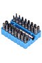 33Pcs Security Screwdriver, Screwdriver Bit Hex Shank Screwdriver Bit Bit 1/4in Hex Shank Tool Set Kit for Maintenance Repair