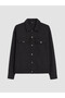 Özmarka New Season Indigo Regular Fit Men's Textured Shirt Jacket - 5