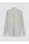 Ozmarka New Season Green Regular Fit Striped Men's Shirt - 5