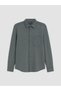 Özmarka New Season Green Regular Fit Men's Shirt - 5