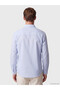 Peak New Season Blue Regular Fit Striped Men's Shirt - 4