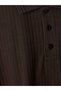 Vizyon New Season Brown Polo Collar Men's T-Shirt - 6