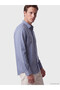 Vizyon New Season Blue Standard Fit Gabardine Men's Shirt - 2