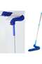 140cm Extendable Window Cleaning Brush with Soft Microfiber Head, 22cm Wide Reach, Flexible Rotating Design for Cleaning High Windows, Glass Doors, Mirrors, Ceilings, Cabinets, and Diffic