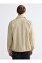 Ozmarka New Season Beige Regular Fit Shirt Collar Men's Jacket - 5