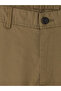 Özmarka New Season Khaki Regular Fit Gabardine Men's Trousers - 6