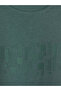 Vizyon New Season Green Crew Neck Printed Men's Thick Sweatshirt - 6