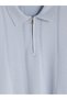 Peak New Season Blue Polo Collar Men's Knitwear Sweater - 7