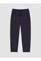 Peak New Season Navy Blue Regular Fit Men's Trousers - 4