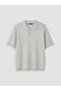 Vizyon New Season Green Polo Collar Men's Knitwear T-Shirt - 4