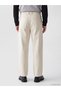 Özmarka New Season Beige Relax Fit Gabardine Men's Trousers - 5