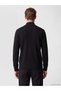 Ozmarka New Season Black Turtleneck Men's Knitwear Cardigan - 4