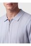 Peak New Season Blue Polo Collar Men's Knitwear Sweater - 3