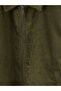 Comfortable Fit Shirt Collar Velvet Men's Jacket - 7