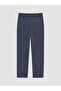 Ozmarka New Season Navy Blue Regular Fit Soft Touch Men's Trousers - 6