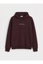 Plum Printed Men's Hoodie - 4
