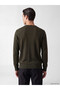 Vizyon New Season Green V-Neck Men's Knitwear Sweater - 3