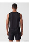 Vizyon New Season Black Crew Neck Men's Sleeveless T-Shirt - 4