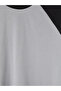 Xside Gray Crew Neck Raglan Sleeve Men's Sweatshirt - 7