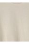 Vizyon New Season Beige Crew Neck Long Sleeve Men's T-Shirt - 6