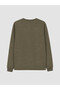 Özmarka New Season Green Crew Neck Men's Sweatshirt - 7