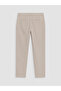 Özmarka New Season Beige Slim Fit Gabardine Men's Trousers - 7