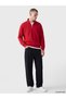 Ozmarka New Season Red Half Zipper Stand Collar Men's Sweatshirt - 2