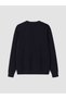 Ozmarka New Season Navy Blue Regular Fit V-Neck Men's Knitwear Cardigan - 7