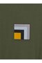 Vizyon New Season Khaki Crew Neck Printed Men's T-Shirt - 6