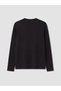 Vizyon New Season Plum Color Crew Neck Long Sleeve Men's T-Shirt - 7