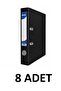 8 Pieces Narrow Plastic Folder A4 Folder