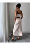 Women's Strappy Blouse and Skirt Two Piece Suit - 4