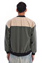Men's Oversize Printed Zippered Coat Racer Design Biker Jacket - 8