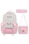 Joys Kids Convenient 3-Piece Set: Elementary School Girls' Bag, Thermal Lunch Bag, and Pencil Case