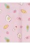 Özmarka New Season Pink Crew Neck Printed Girls' Pajama Set - 7