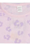 Patterned Girl's Pajama Set - 5