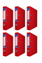 8 Pieces Narrow Plastic Folder A4 Folder - 3