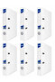 10 Pieces Narrow Plastic Folder A4 Folder - 3