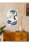 Rectangular Crane Patterned, Glass, Wall Sticker, 45X70Cm - 4