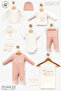 Spotted Giraffes Patterned 10 Piece Hospital Discharge Set