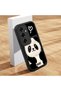 Samsung Galaxy S25 Plus Compatible Cute Panda Figure Printed Hard Case, Shock-Absorbing Protection