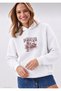 Hawaii Printed Oversized Women's Hooded Sweatshirt