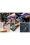 12PCS Foldable Socket & Screwdriver Bits Set – Pocket Size Multi Tool Kit, Chrome Vanadium Steel Repair Tool with 4 Socket Wrenches, 8 Screwdriver Bits & 1/4" Adapter, Portable EDC Keycha - 4